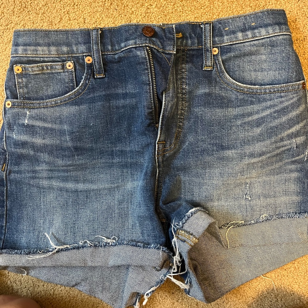 Madewell high rise shorts